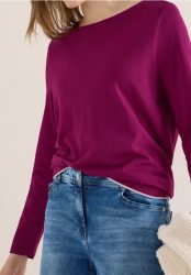 Shirt in Unifarbe