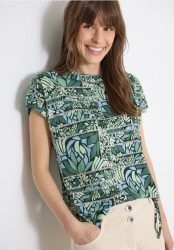 Kurzarm Shirt mit Patchwork