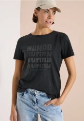 Kurzarm Shirt im Ausbrenner