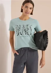 Cecil Kurzarmshirt Sommershirt mit Frontprint