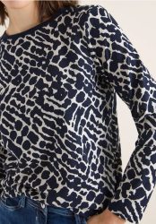 Gemustertes Langarmshirt