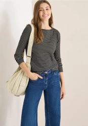 Gestreiftes Langarmshirt
