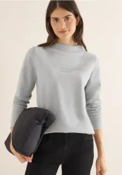 Cecil Sweatshirt, mit Glitzer-Wording