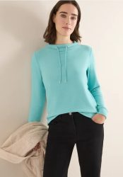 Cosy Melange Langarmshirt