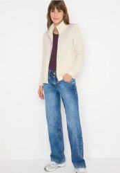 Softe Jacke mit Tapedetail