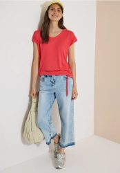 Dropped Shoulder Shirt mit Cut
