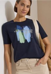 Cecil Kurzarmshirt Sommershirt mit Print