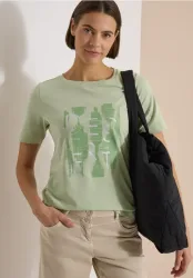 Cecil Kurzarmshirt Sommershirt mit Print