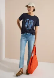 Cecil Kurzarmshirt Sommershirt mit Print