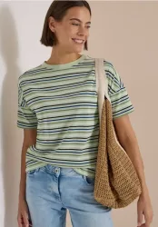 Cecil T-Shirt Ringelshirt, Baumwolle, Rundhalsausschnitt