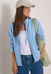 Langarm Jacke mit Ottoman Struktur