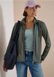 Leichte Jacke mit Stehkragen und Zipper