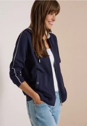Kapuzenjacke mit Kontrastdetails