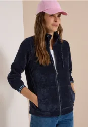 Leichte Cordjacke mit Stehkragen