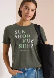 Kurzarm Shirt in Ausbrenner
