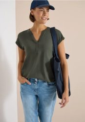 Kurzarm Shirt im Tunika