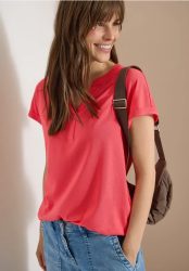 Cecil Kurzarmshirt Kurzarm Shirt im Tunika-Look