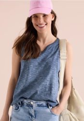 Top aus Jersey im Garment Dye Look