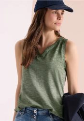Top aus Jersey im Garment Dye Look