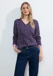 Bluse mit Minimalprint