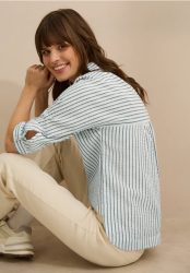 Gestreifte Hemdbluse