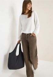 Bluse in Unifarbe
