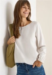 Bluse in Unifarbe