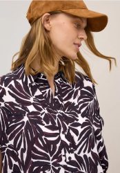 Gemusterte Bluse
