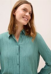 Hemdbluse mit Struktur