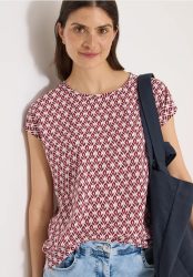Dropped Shoulder Bluse mit Rundhals