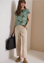 Dropped Shoulder Shirt mit Print
