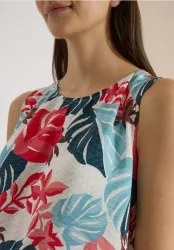 Cecil Blusentop allover-Print, Sommertop, Viskosemix