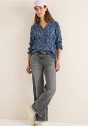 Gemusterte Bluse