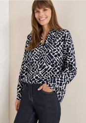 Gemusterte Bluse