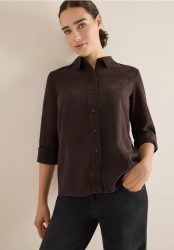 Colored Lyocell Hemdbluse