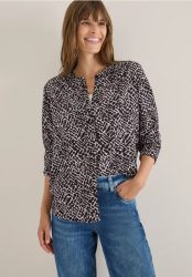 Gemusterte Bluse