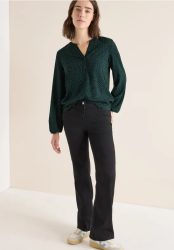 Gemusterte Bluse