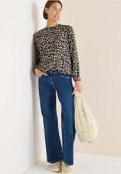 Bluse mit Smock