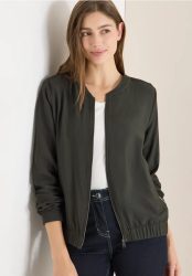 Blouson in Unifarbe