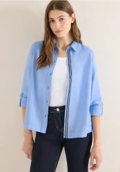Piqué Hemdbluse