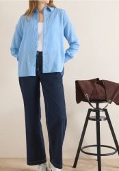 Gestreifte Hemdbluse