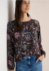 Gemusterte Bluse