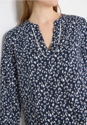 Gemusterte Bluse