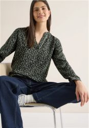 Gemusterte Bluse