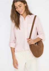 Gestreifte Seersucker Bluse