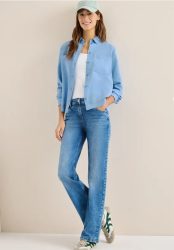 Colored Denim Bluse