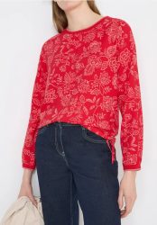Gemusterte Bluse
