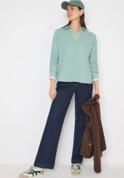 Bluse mit Turn
