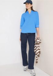 Bluse mit Turn