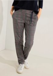 Karierte Casual Fit Hose